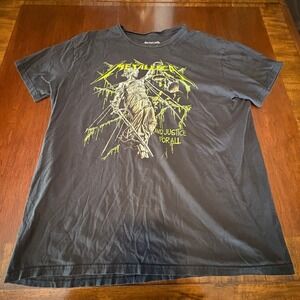 Metallica And Justice For All Band Tee Black XL